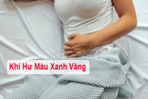 khí hư màu vàng xanh