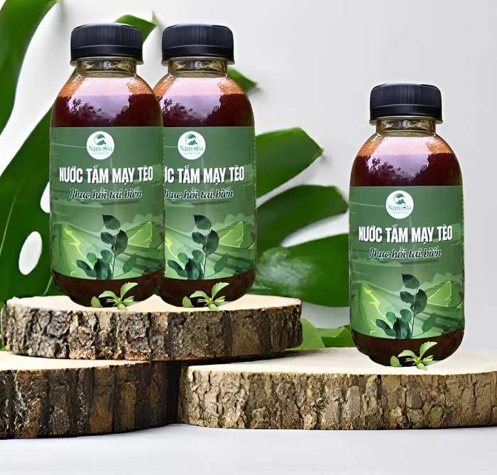 nước tắm tai biến từ cây mạy tèo