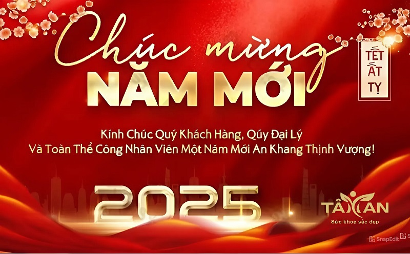 dược phẩm tâm an chúc mừng năm mới 2025