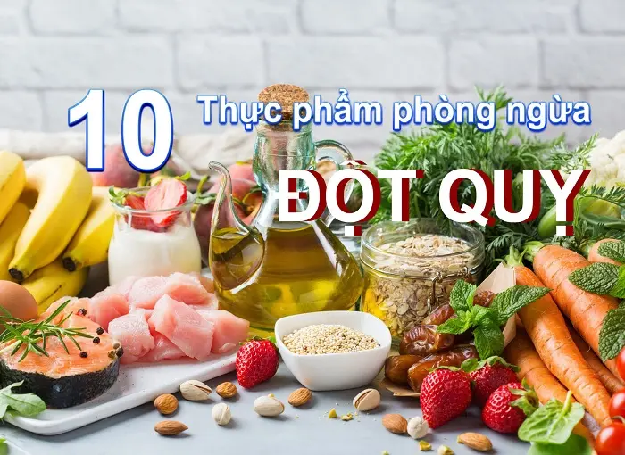10 thực phẩm phòng chống tai biến mạch máu não