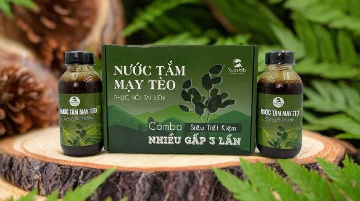 lá tắm cây mạy tèo