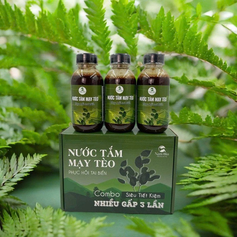 combo nước tắm tai biến từ cây mạy tèo