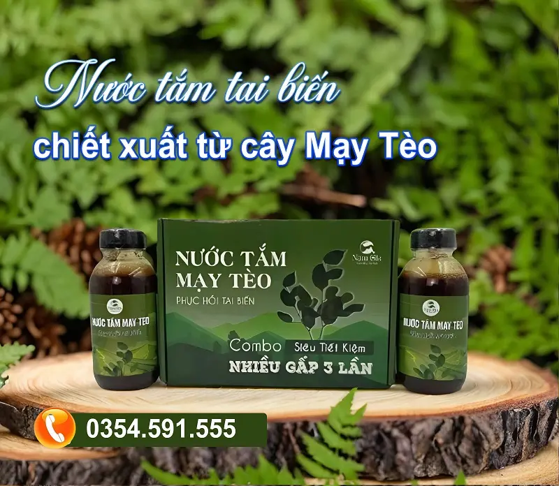 nước tắm tai biến tư cây mạy tèo